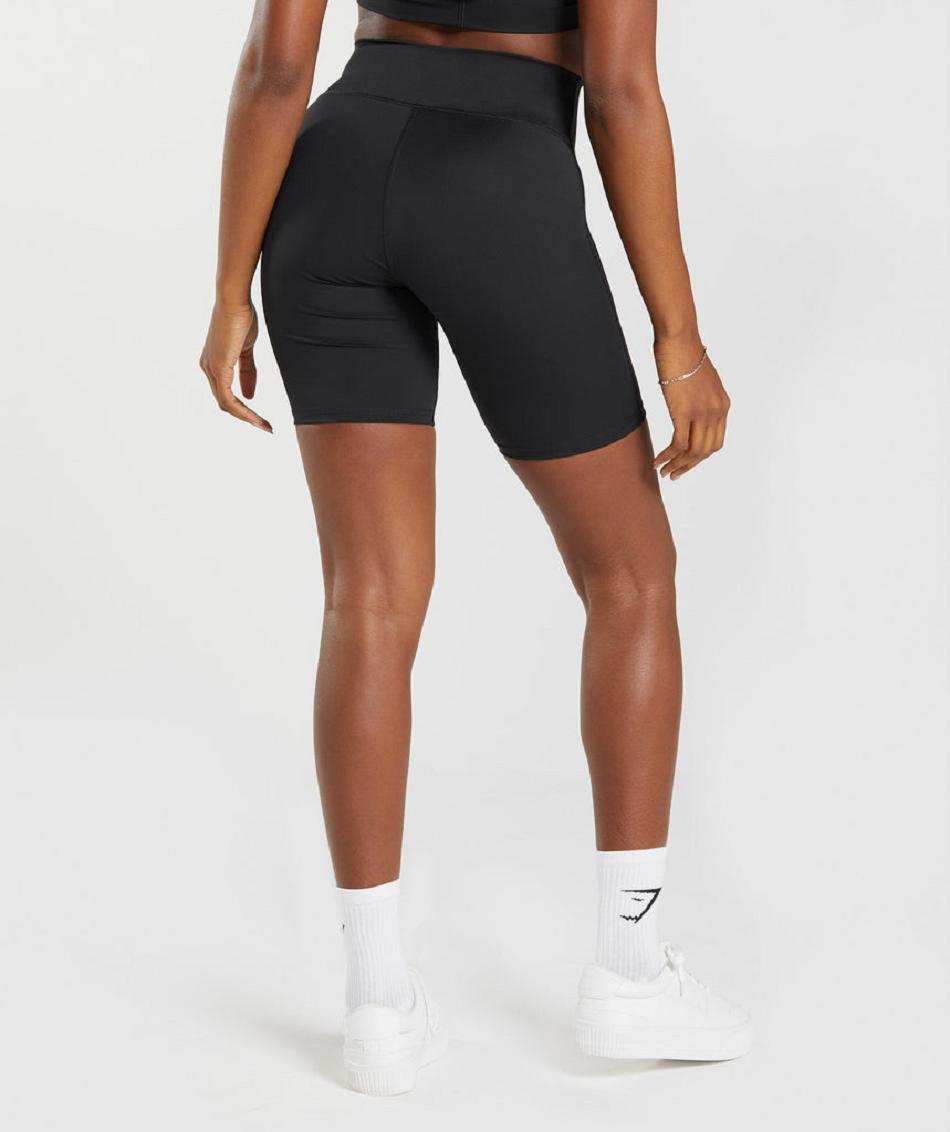 Pantalones Cortos Gymshark Elevate Cycling Mujer Negras | CO 2672HAP